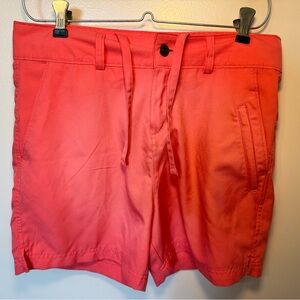 Magellan Womens Sugar Coral Fish Gear Falcon Lake Classic Fit Shorts Size Small